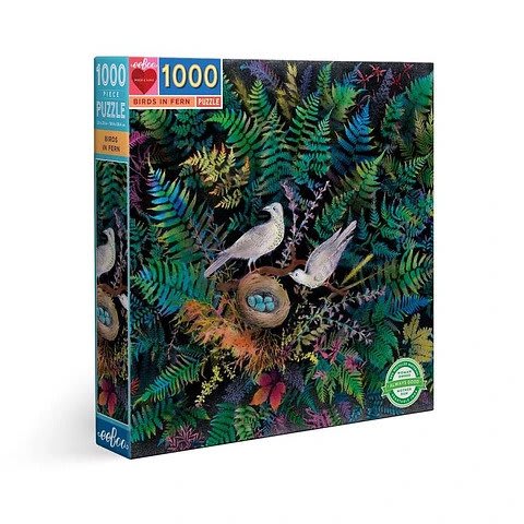 Eeboo: Birds in Fern (1000 pcs)1