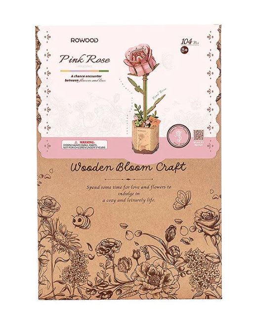 Flor de Madera Pink Rose (104 pcs)3