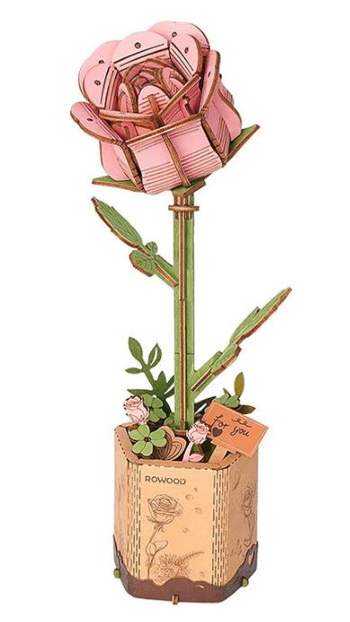 Flor de Madera Pink Rose (104 pcs)2