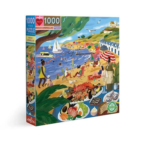 Eeboo: Beach Umbrellas (1000 pcs)1