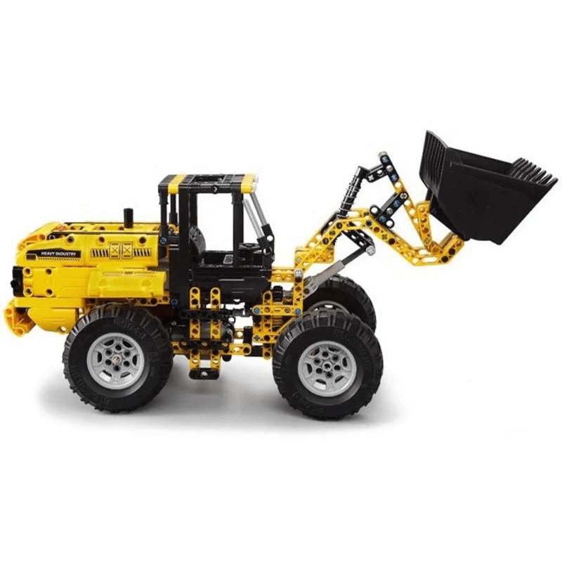 Cargador Frontal Radio Control Bloques Armable 491 Piezas2