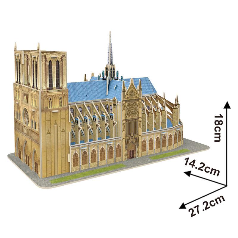 Catedral de Notre Dame 53 Piezas Cubicfun2