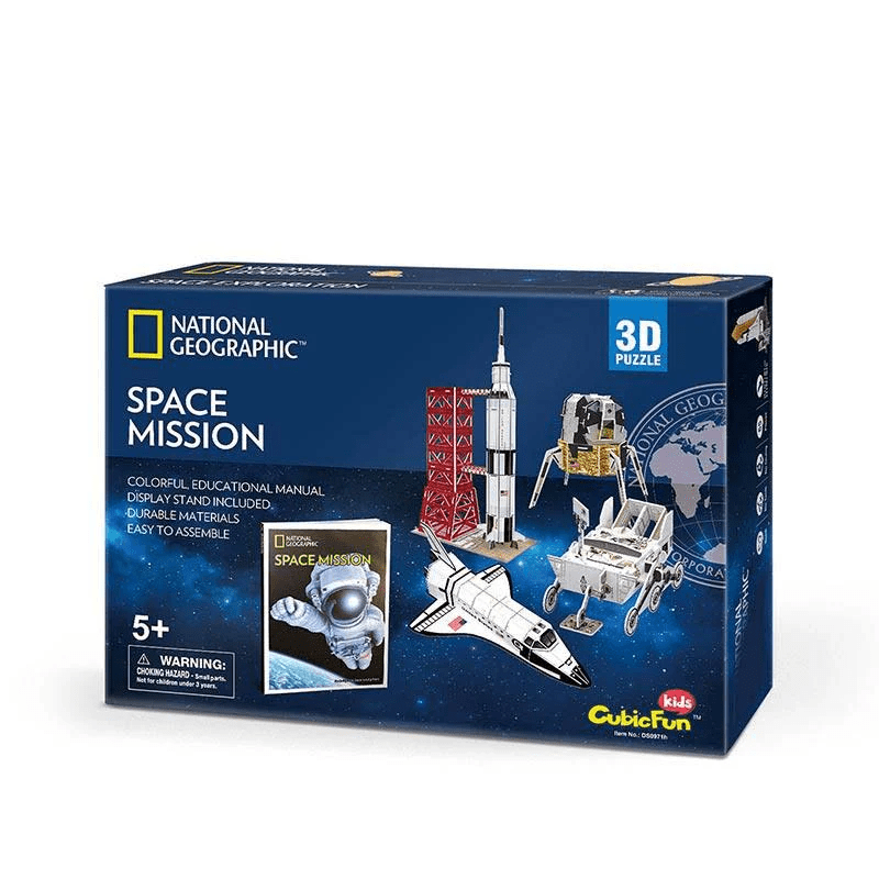 Natgeo Mision Espacial Rompecabezas 3D Cubicfun Kids Niños1