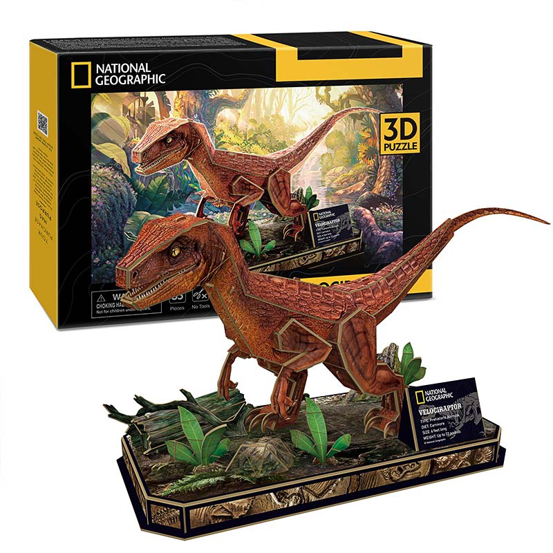 Velociraptor - Puzzle 3D1