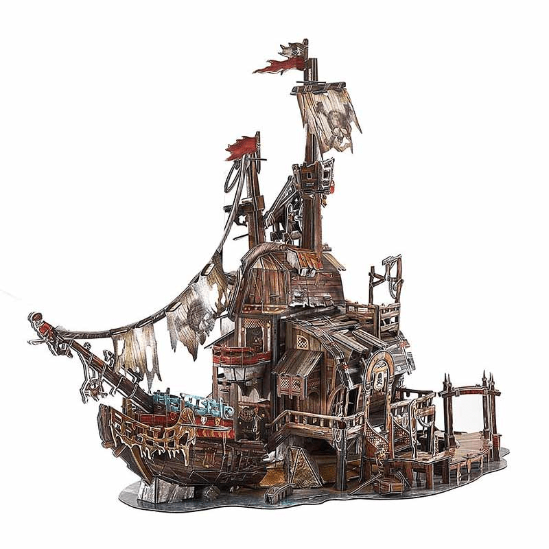 Isla Tortuga Pirata Bay Armable Puzzle 3D 218 Piezas1