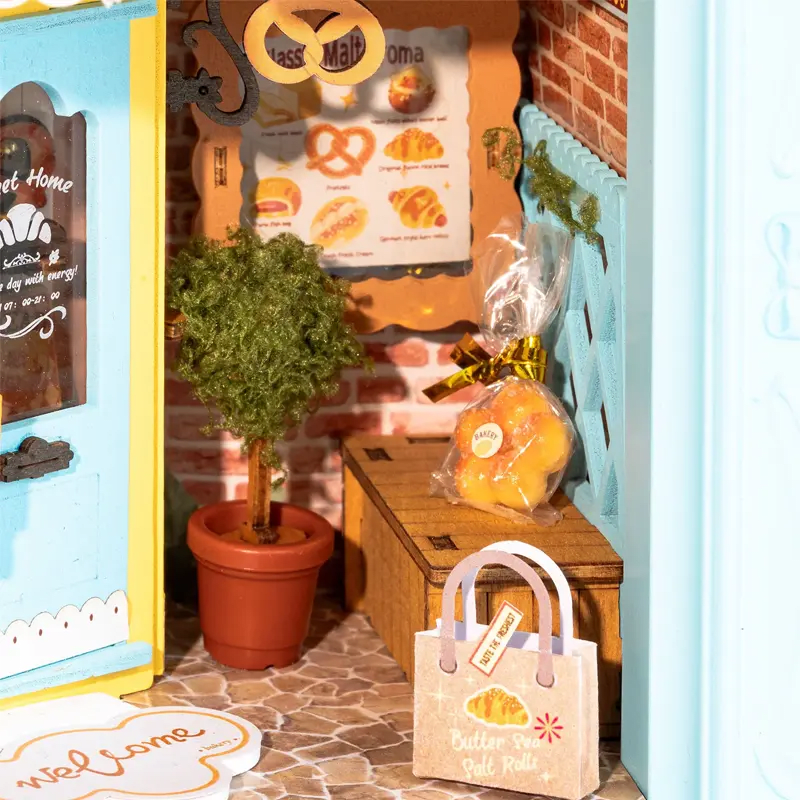 Story Frames Series Fluffy Cat Bakery Rolife1