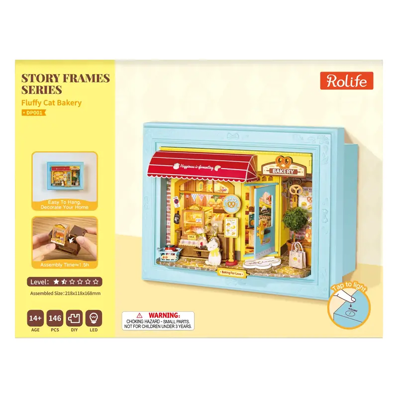 Story Frames Series Fluffy Cat Bakery Rolife2