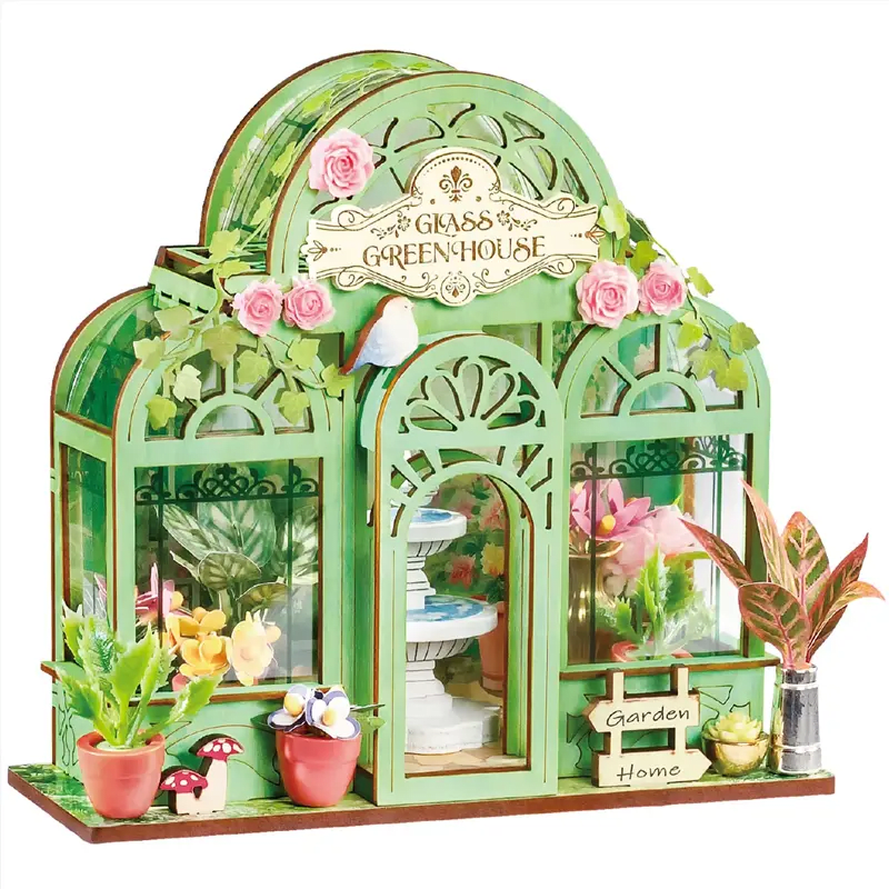 Mini Store Green Fountain Garden Rolife1