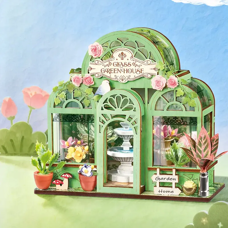 Mini Store Green Fountain Garden Rolife3