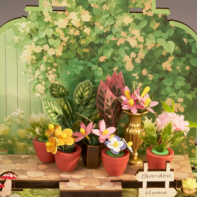 Mini Store Green Fountain Garden Rolife5