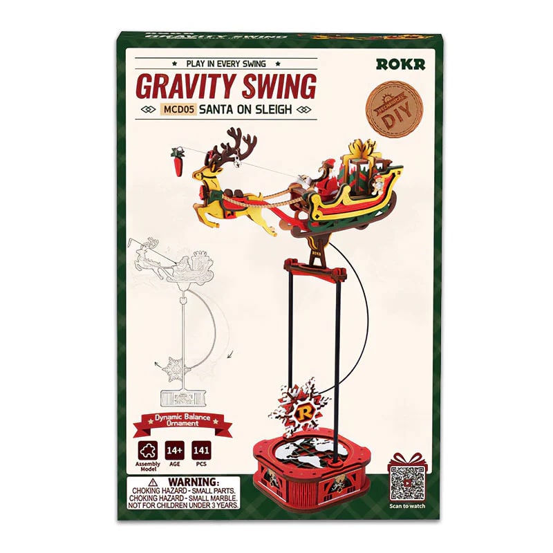 Gravity Swing Santa on Sleigh1