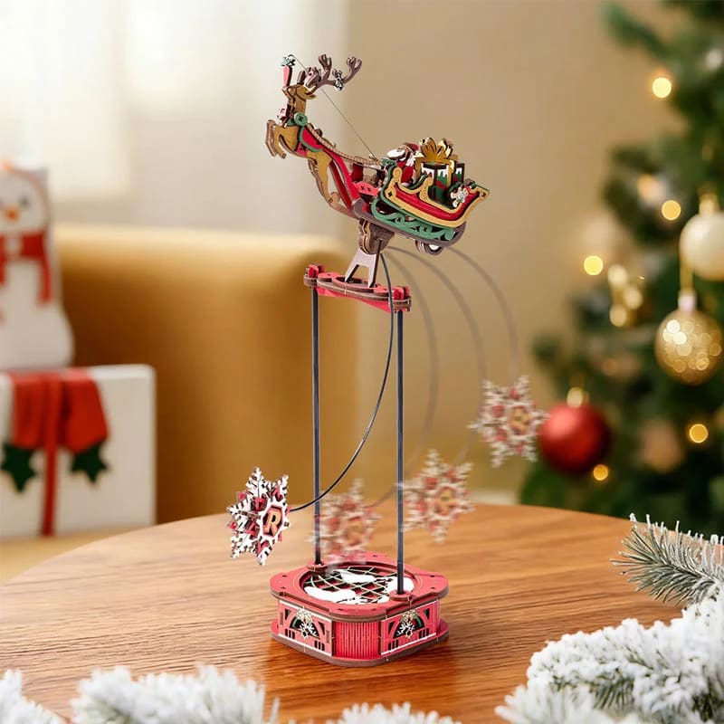 Gravity Swing Santa on Sleigh2