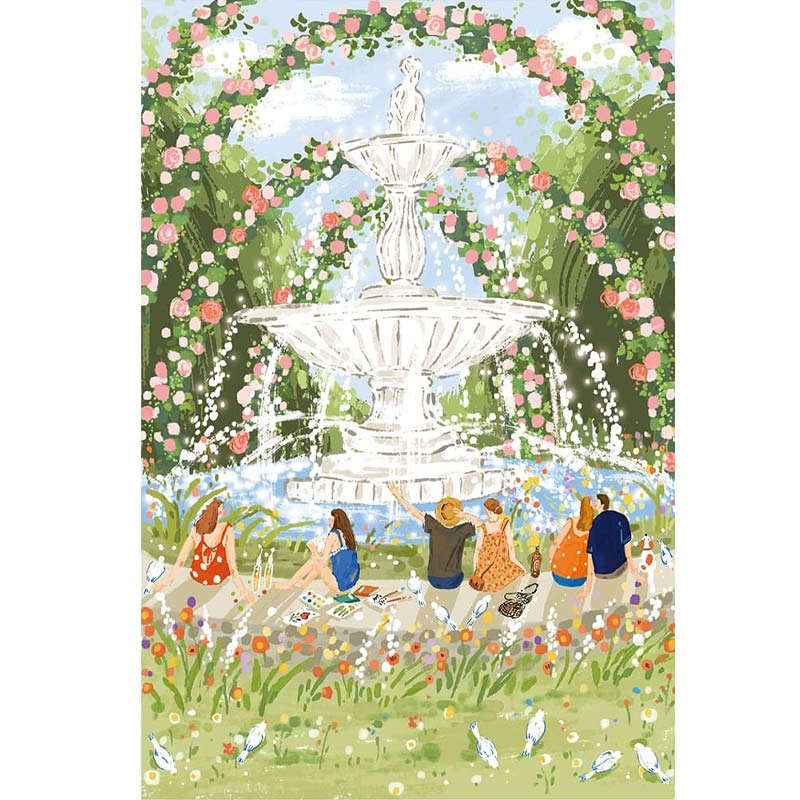 Puzzle 1000 Piezas Spring Fountain1
