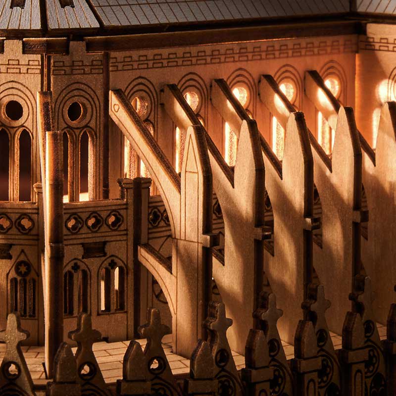 Notre Dame Paris Cathedral Robotime1