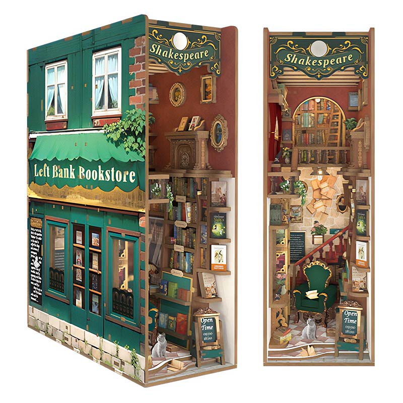 Left Bank Store Shakespeare & Co. Booknook Tonecheer2