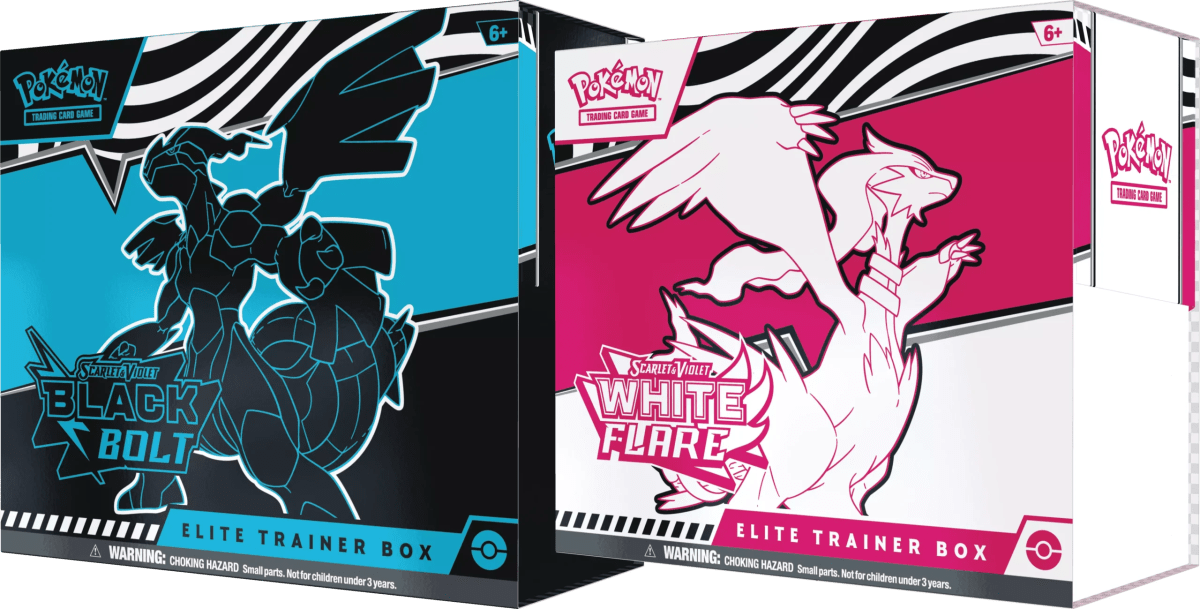 Pokemon TCG – Scarlet & Violet – Black Bolt & White Flare – Elite Trainer Box1