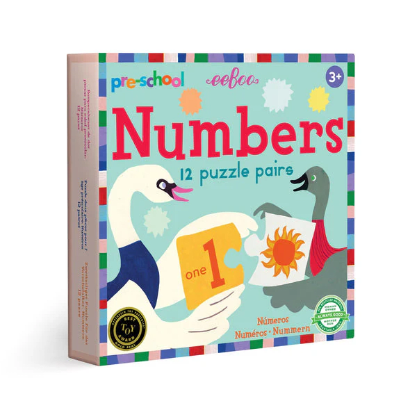 Puzzle en Pares: Números - Pre Kinder1