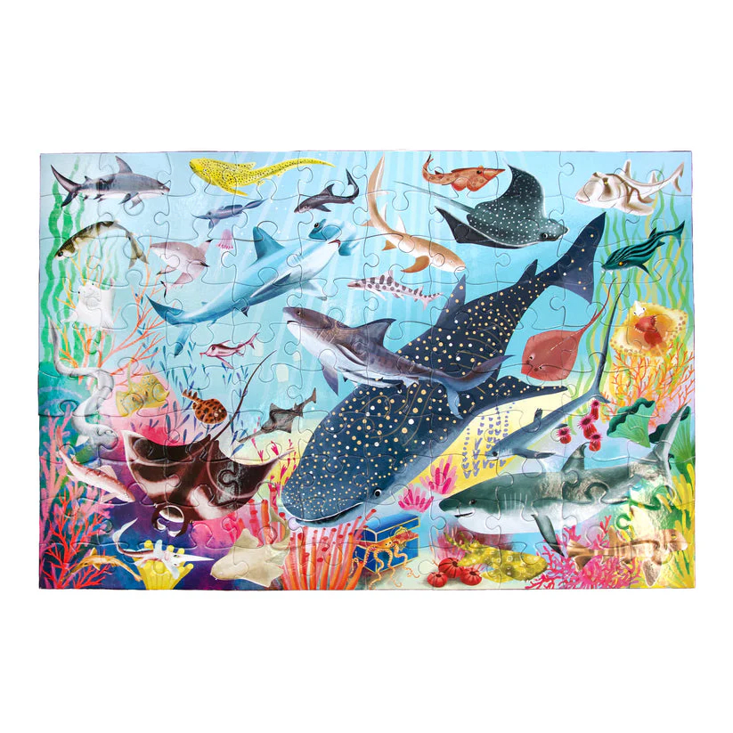 Eeboo: Love of Sharks (100 pcs)2