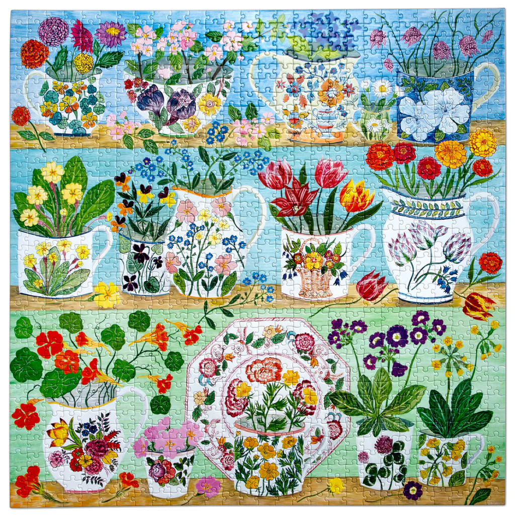 Eeboo: Floral Cupboard (1000 pcs)2