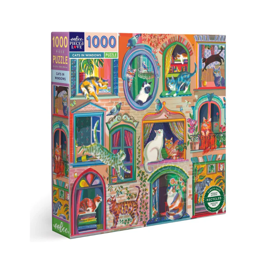 Eeboo: Cats in the Window (1000 pcs)2