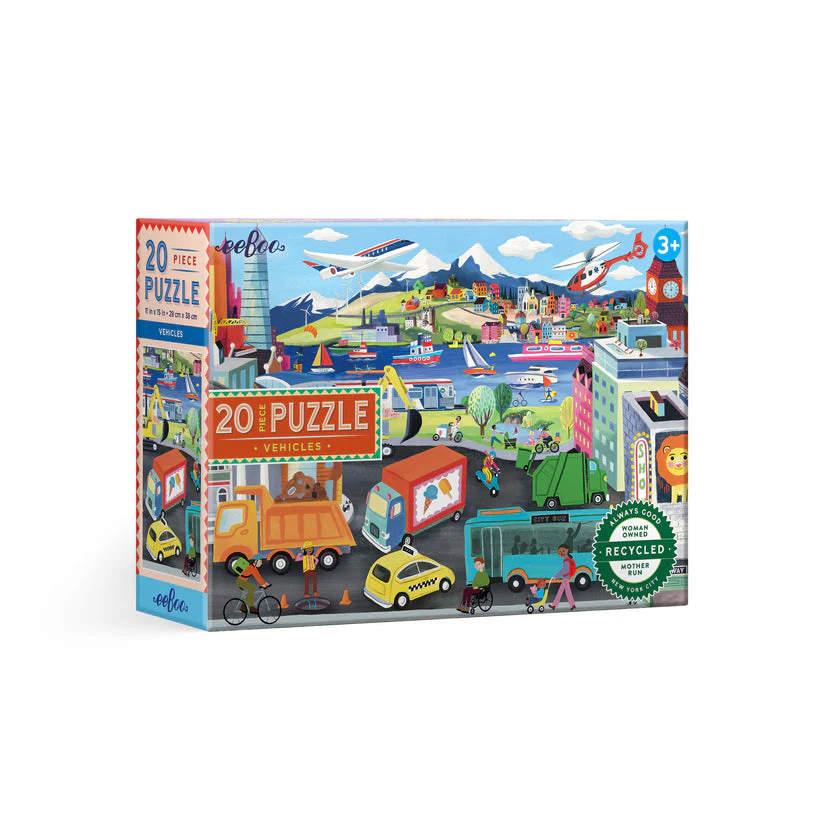 Puzzle 20 piezas Vehículos1