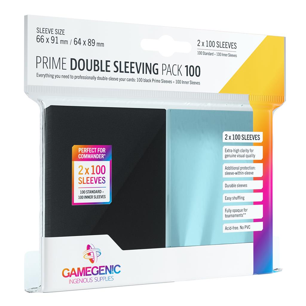 PROTECTORES GAMEGENIC PRIME DOUBLE SLEEVING PACK 1001
