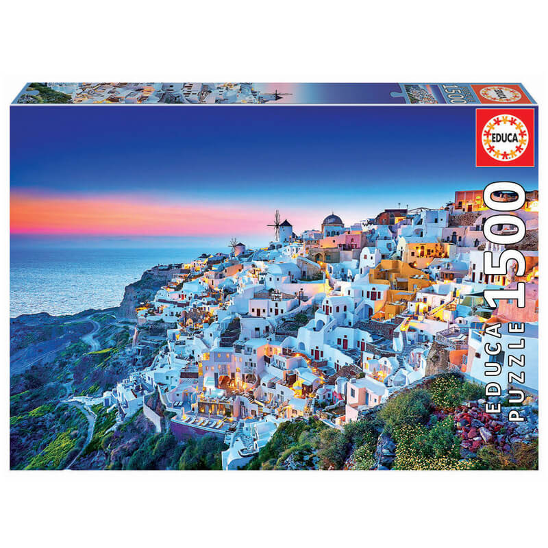 Educa: Santorini (1500 pcs) - Puzzle 2D1