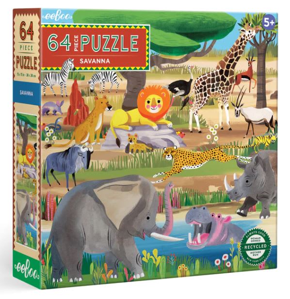 Eeboo: Savanna (64 pcs)1