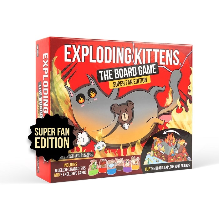 Exploding Kittens El Juego De Tablero Edición Super Fan1