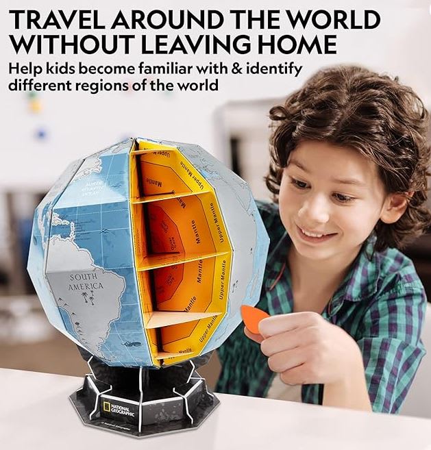 Scratch Globe - NatGeo Puzzle 3D2