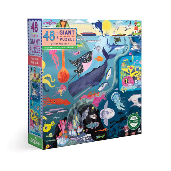 Eeboo Giant Puzzle: Within the sea (48 pcs)1
