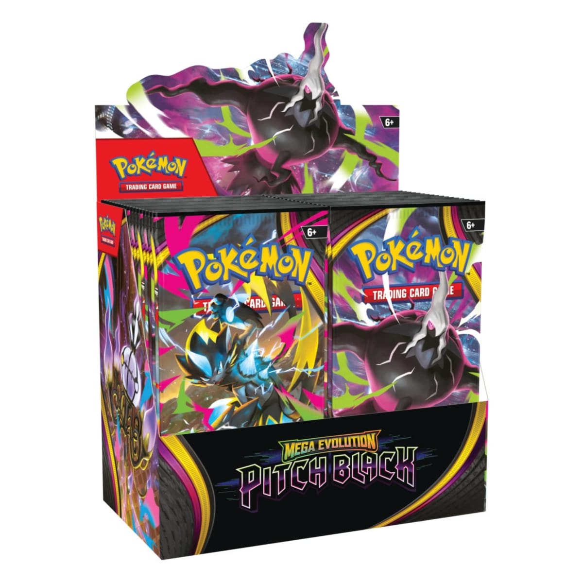 Pokemon TCG Mega Evolution Pitch Black Booster Display1