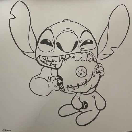 Libreta para colorear Stitch2