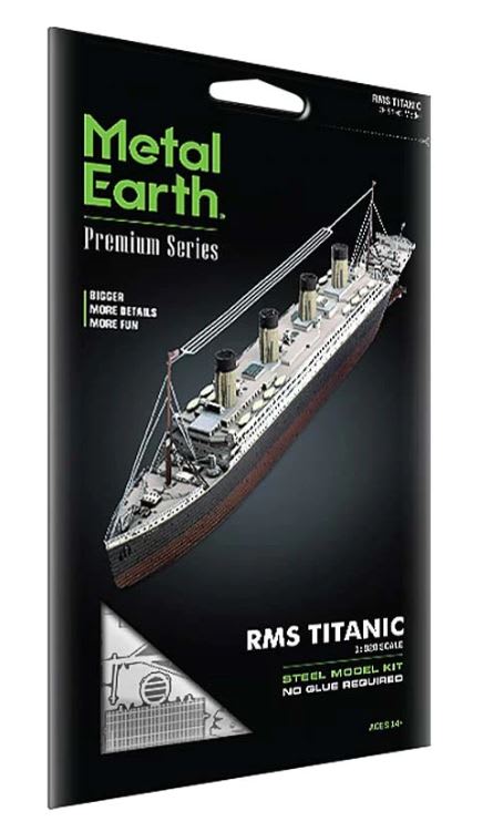 RMS Titanic - Puzzle 3D Metal2