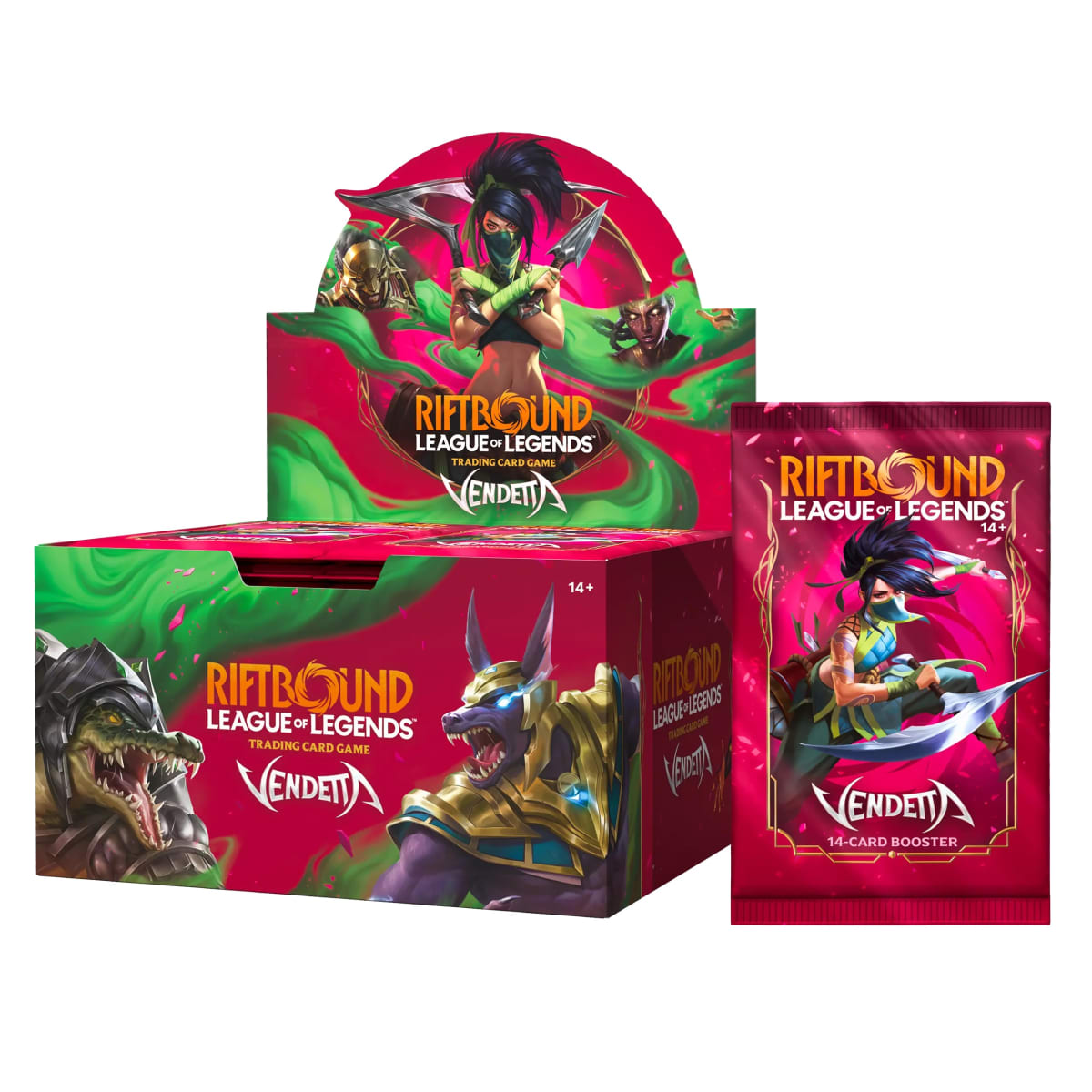 Riftbound League of Legends TCG Vendetta Booster Display1