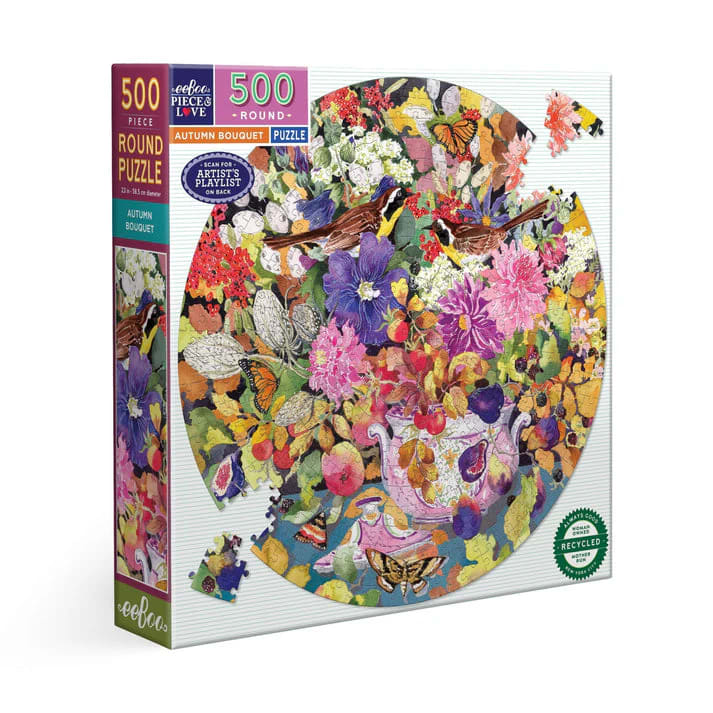 Eeboo Redondo: Autumn Bouquet (500 pcs)2
