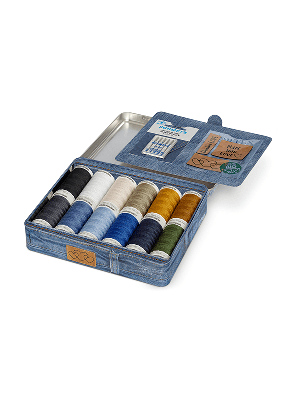 Hilo De Algodón Gutermann - Pack De 2 Bobinas, 876 Yardas Cada Una, Color Frambuesa