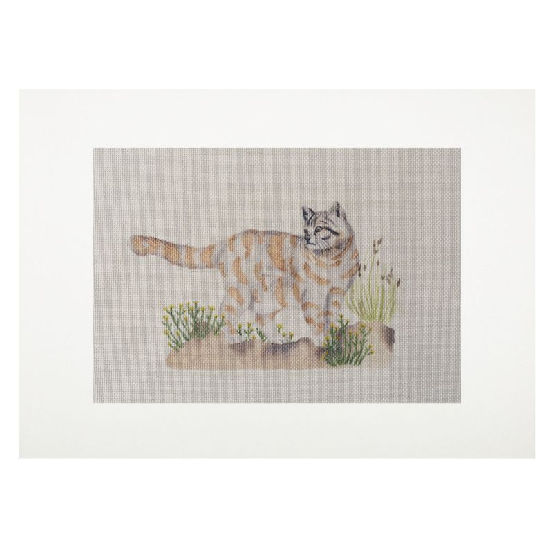 Lienzo para bordar Gato Montes