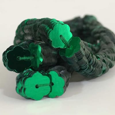 Lentejuela Jazmin 6mm Verde Bandera 03 metalica1