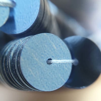 Lentejuela 10mm Azul Cielo Metálico