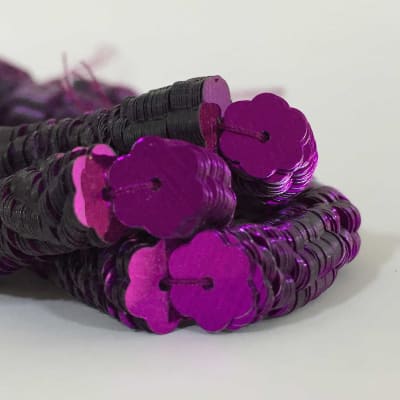 Lentejuela Jazmin 6mm Morado 10 metalica1