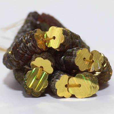 Lentejuela Jazmin 8mm Oro 1001 HR1