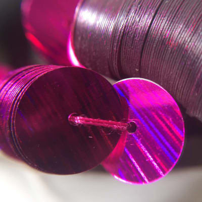 Lentejuela 10mm Fucsia HR