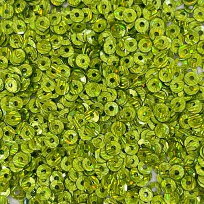 Lentejuela 3MM Verde limon HR 10082