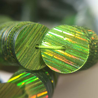 Lentejuela 10mm Verde Limón HR