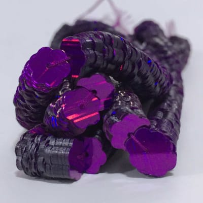 Lentejuela Jazmin 6mm Morado 1010 HR1