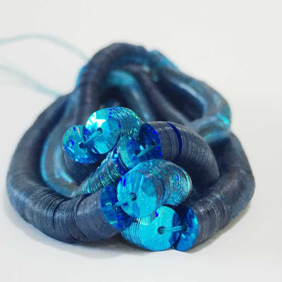 Lentejuela 4mm Azul Turquesa HR1