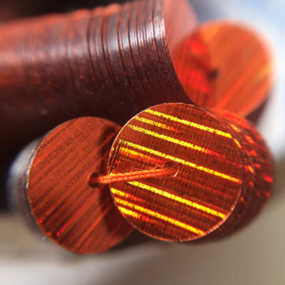 Lentejuela 10mm Naranja HR