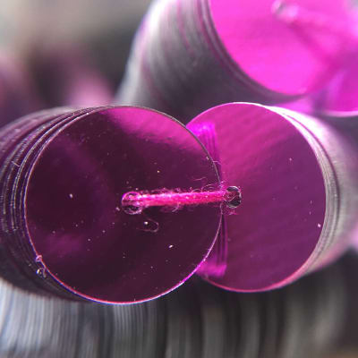 Lentejuela 10mm Morado Metálico