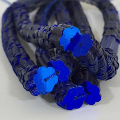 Lentejuela Jazmin 6mm Azul rey 11 metalica1